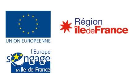 logo UE Ile-de-France l'Europe s'engage